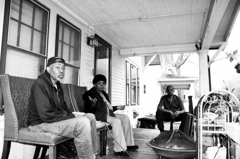 Hatcher Welch (from left), Angela Welch, and Mac Welch all expressed disgust over the continued handling of Flint's water, arguing that there is little that could be done to repair harm.