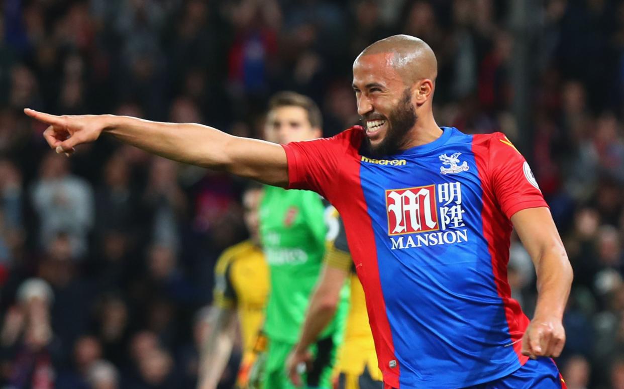 Andros Townsend celebrates making it 1-0