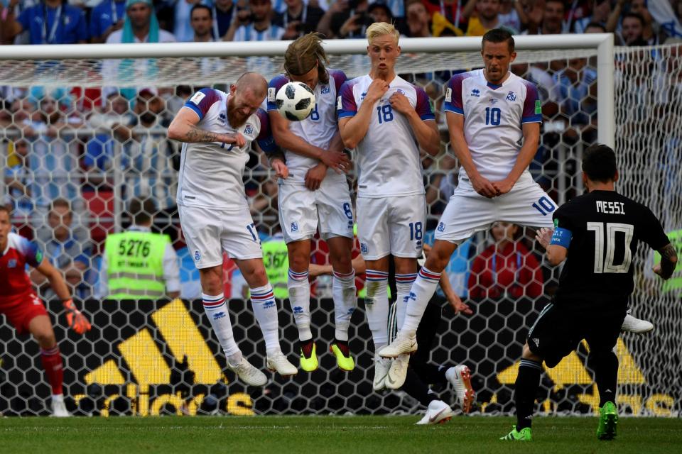 Lionel Messi and Argentina drew 1-1 with Iceland in their 2018 World Cup opener. (Getty)