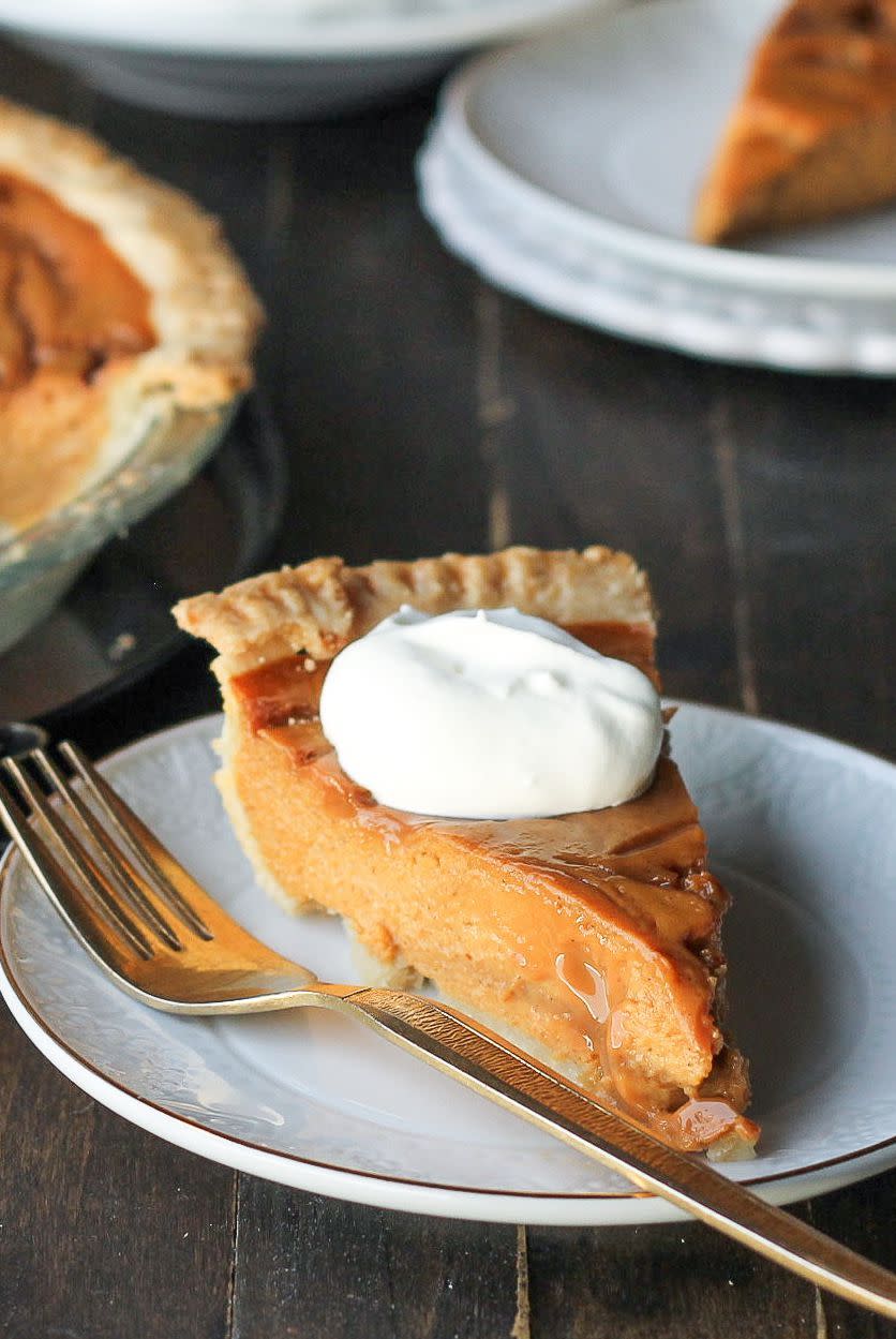 Caramel Pumpkin Pie