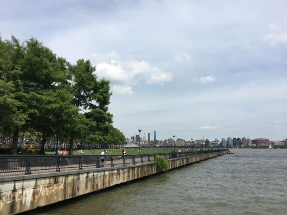 Hoboken's Pier A park.