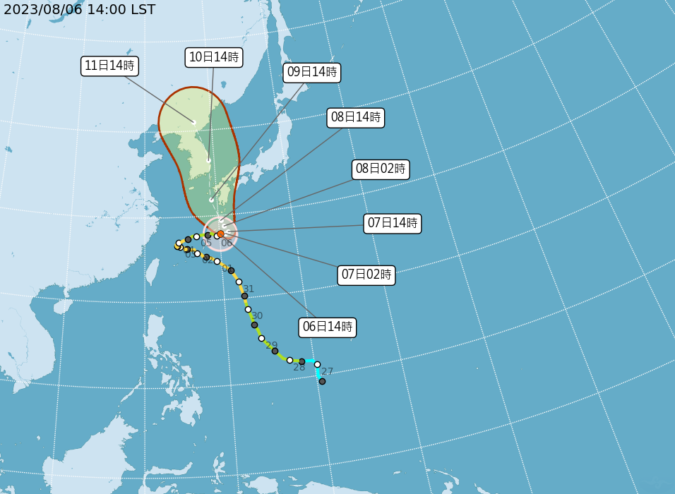 （圖取自中央氣象局網站）