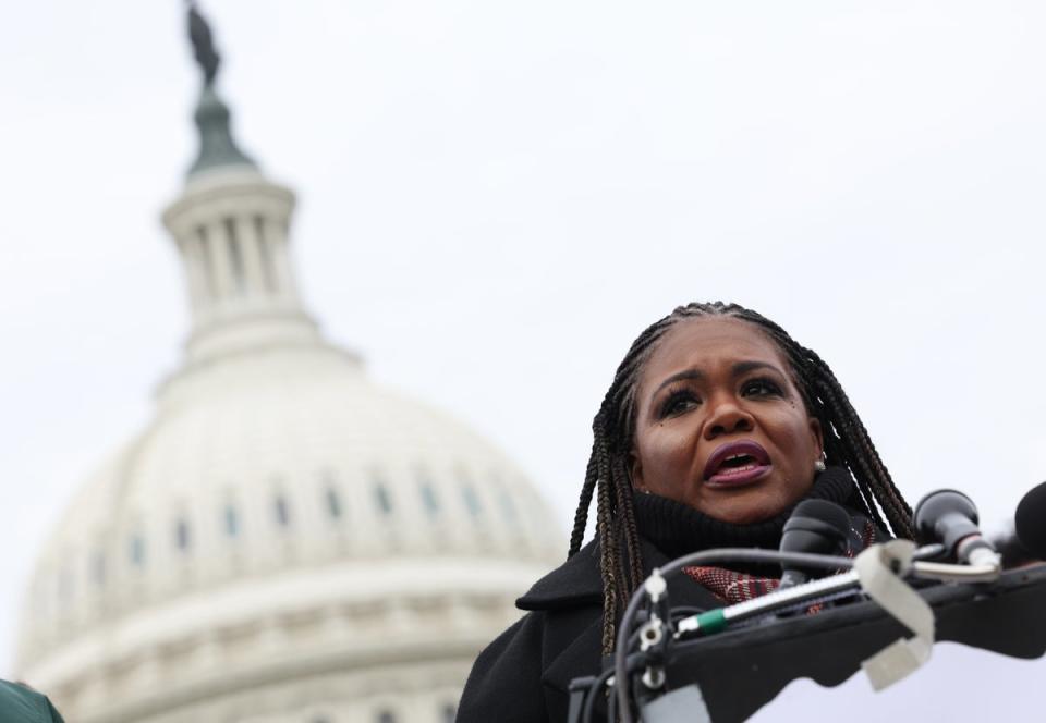Cori Bush and several other Democrats criticised Troy Nehls’ comments (Getty Images)