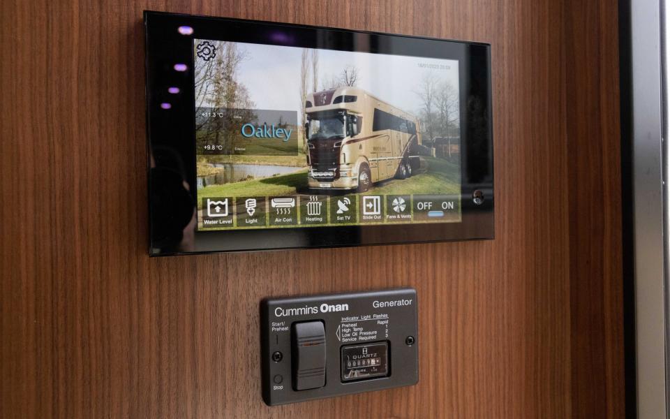 A touchscreen control operates up to four slide-out sections to boost the living space - Jeff Gilbert