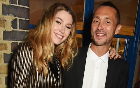 Daisy Boyd (L) and Dan Macmillan attend their engagement party at River Cafe  - Credit: David M. Benett /Getty