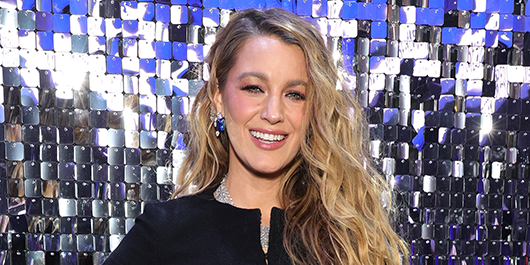 Blake Lively Wore a Shacket With Nothing But a Bra Underneath