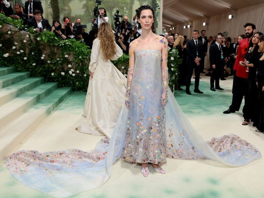 Rebecca Hall attends the 2024 Met Gala.