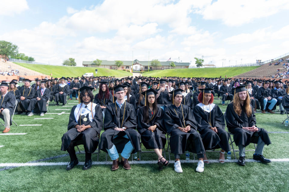 The Amarillo Independent School District's board of trustees approved keeping graduations outdoors at the Dick Bivins Stadium for the upcoming 2024 commencement ceremonies, as stated during their Monday evening board meeting.