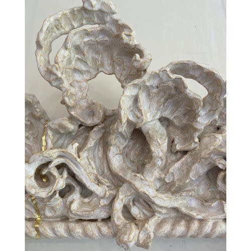 Baroque Cream Glazed Mirror