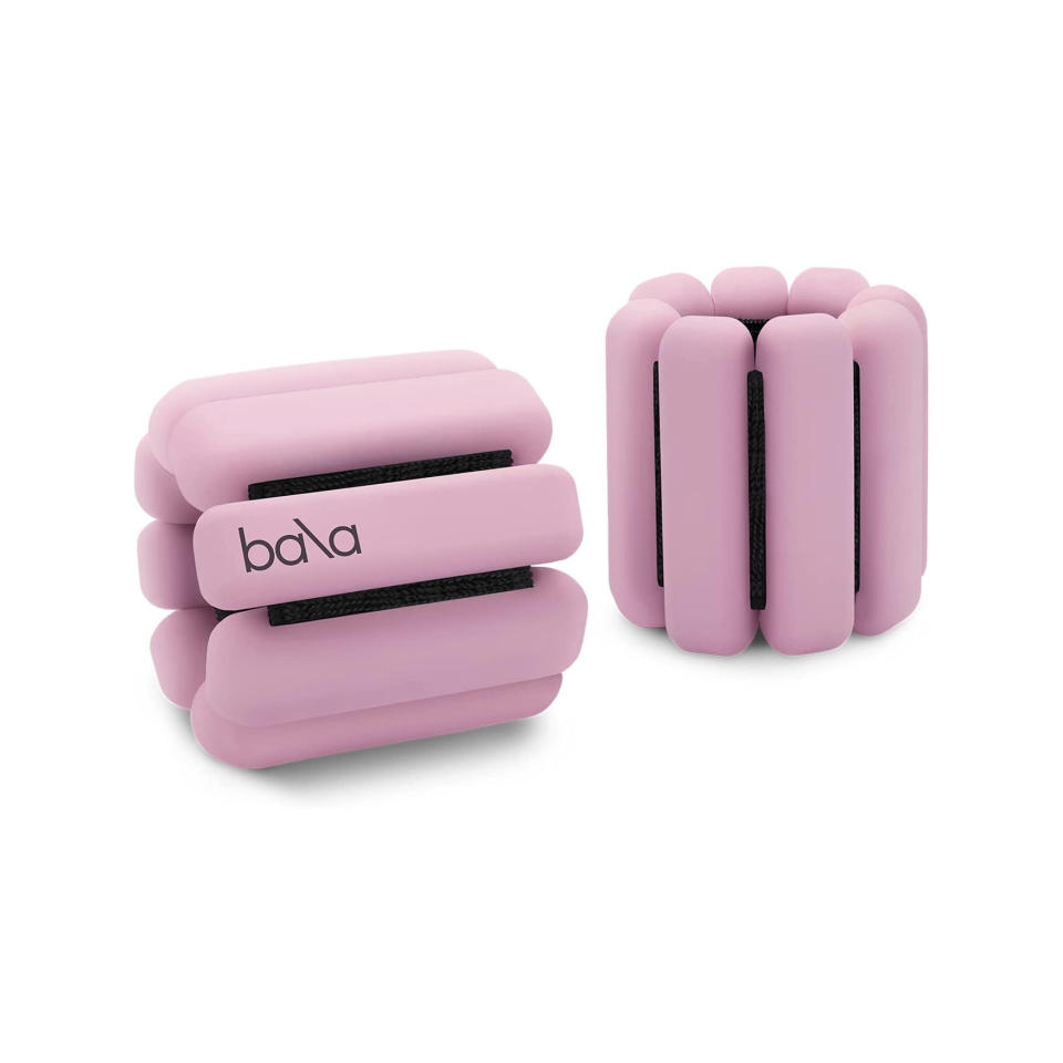 Bala Bangles Set of 1 and 2 Pound Weights in Blush Pink