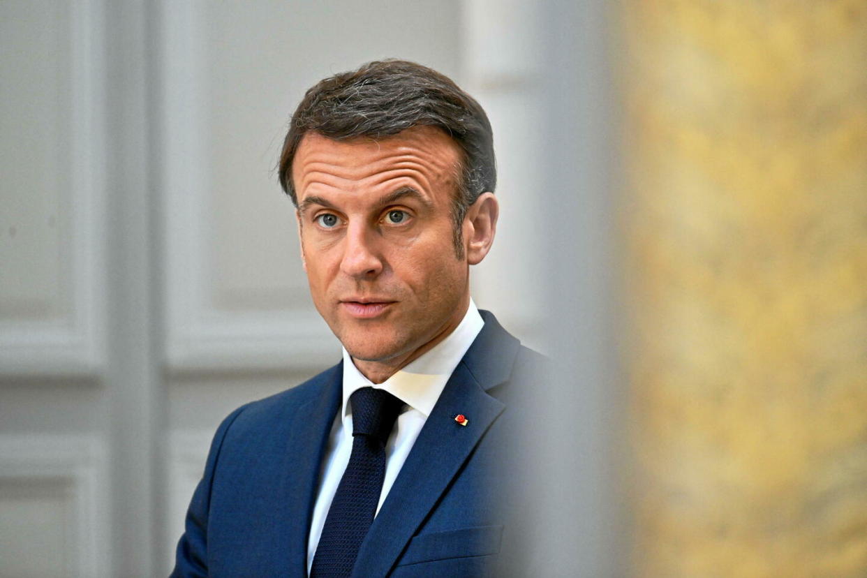 Emmanuel Macron a estimé ce jeudi 4 avril que la France « aurait pu arrêter le génocide » des Tutsis au Rwanda en 1994 mais n’en a « pas eu la volonté ».  - Credit:Eric TSCHAEN / POOL/SIPA