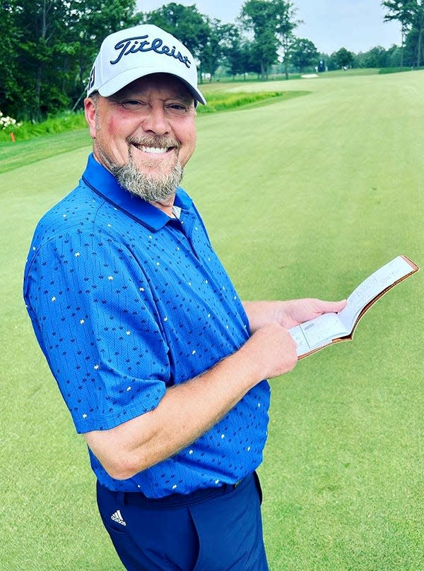 Honesdale Golf Club champion Eric Williams is all smiles after qualifying for the 2023 US Senior Open Championship.