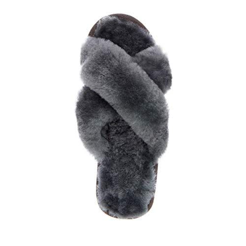 15) Mayberry Womens Slippers Sheepskin Slippers