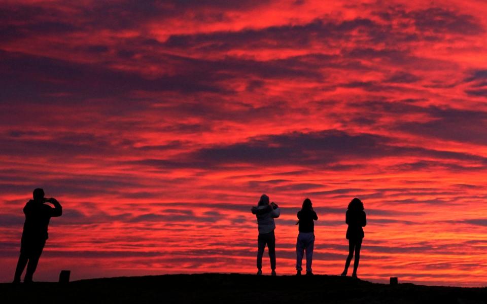 Sunrise in Blyth, Northumberland