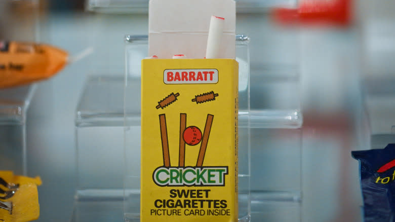 Box of candy cigarettes