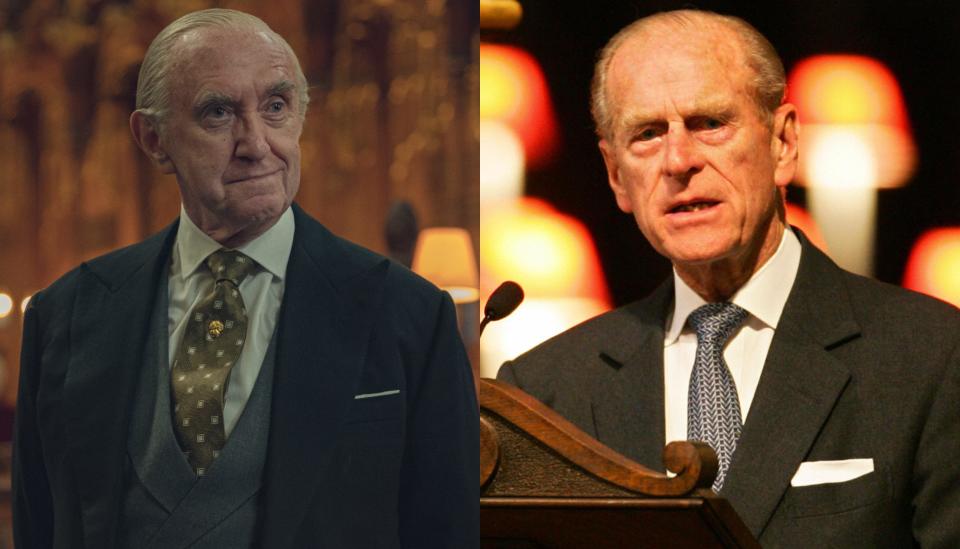 Jonathan Pryce as Prince Philip in Season 6 of 'The Crown'.