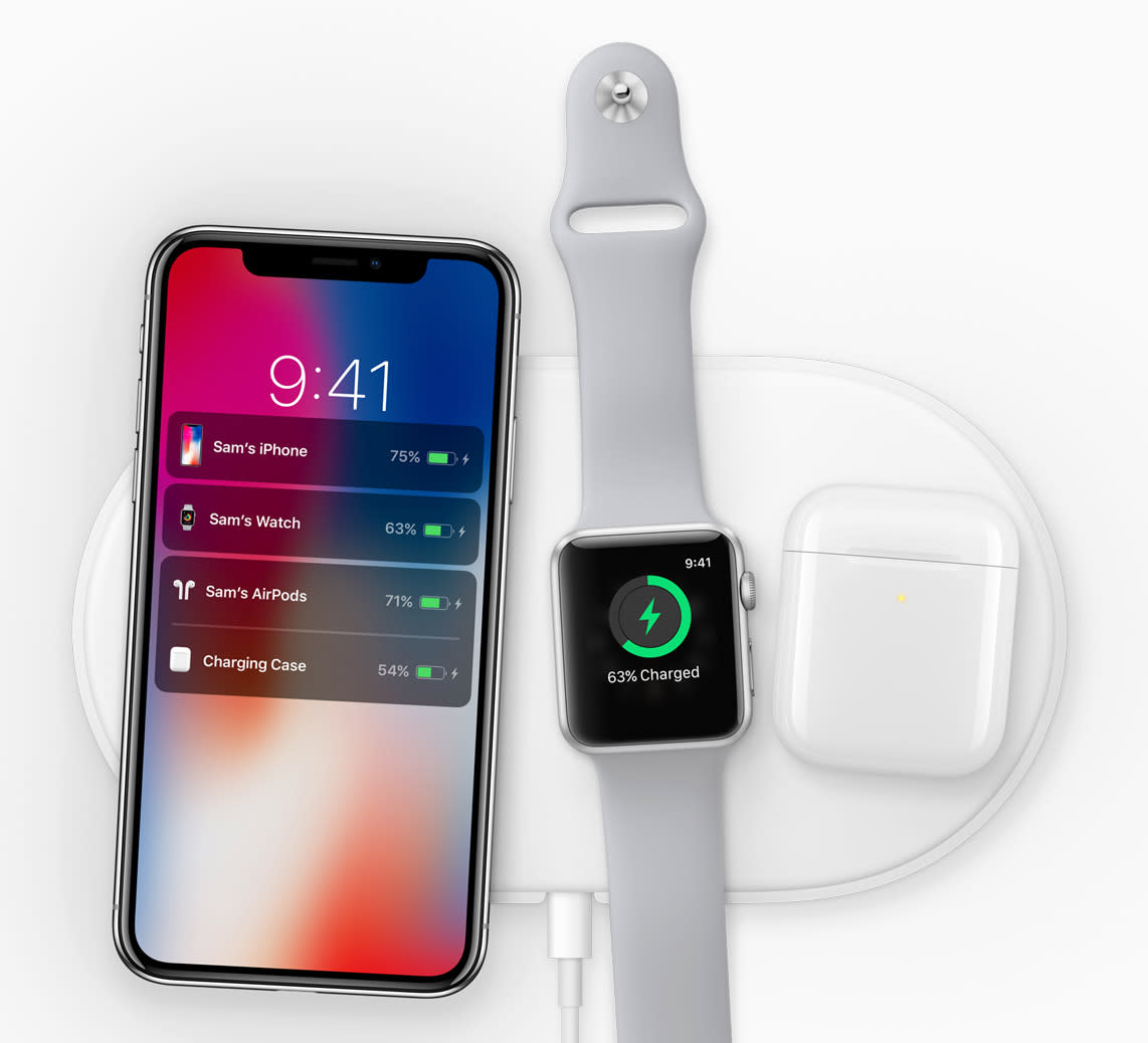 The new iPhone X and the Apple Watch Series 3 are seen here. (Apple)