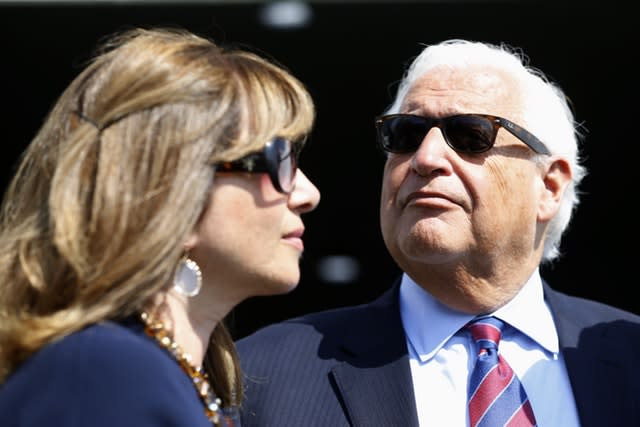 United States Ambassador to Israel David Friedman and his wife Tammy attend the inauguration of the new settlement 