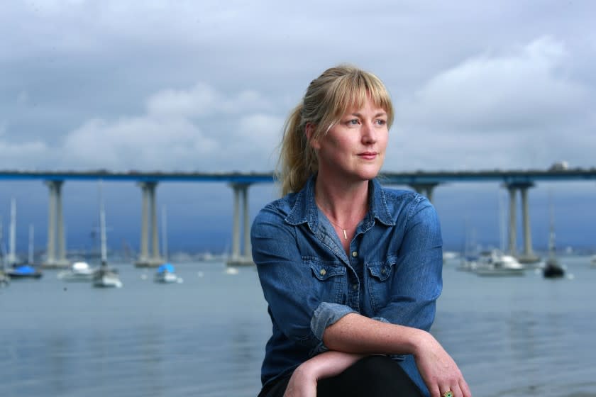 CORONADO, CA - APRIL 22: Author Maggie Shipstead has a new book coming out called Great Circle, shown here on Thursday, April 22, 2021 in Coronado, CA. (Photo by K.C. Alfred/The San Diego Union-Tribune)s