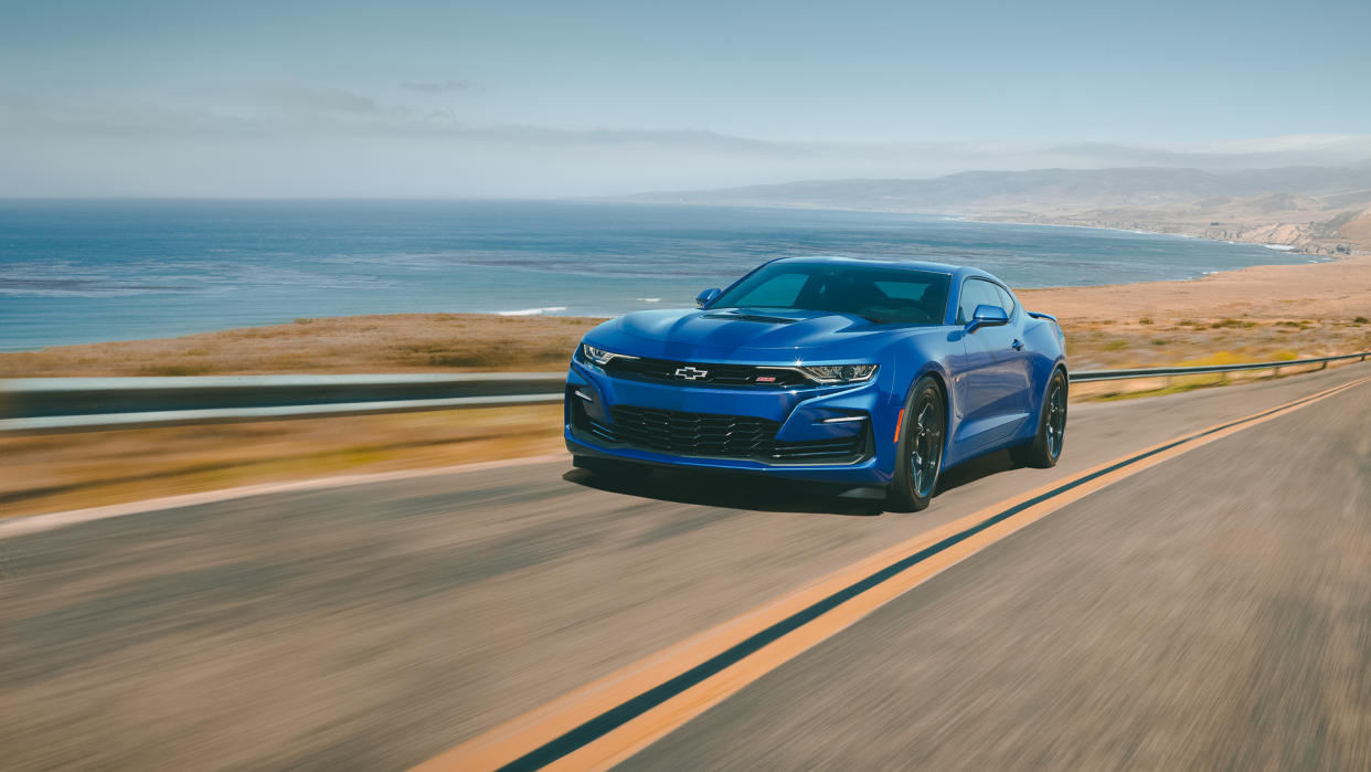 The 2020 Camaro SS sports an updated new front fascia derived from the beloved 2019 SEMA concept car.