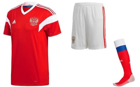 Russia 2018 World Cup away kit - Credit: Adidas