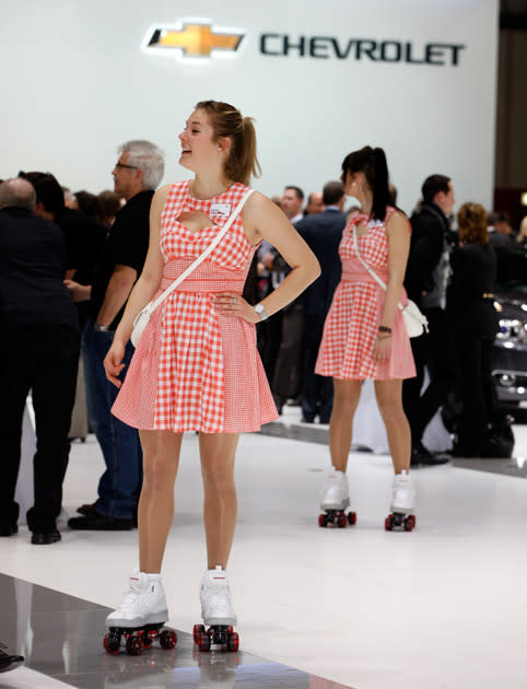 Ladies of the 2012 Geneva Motor Show