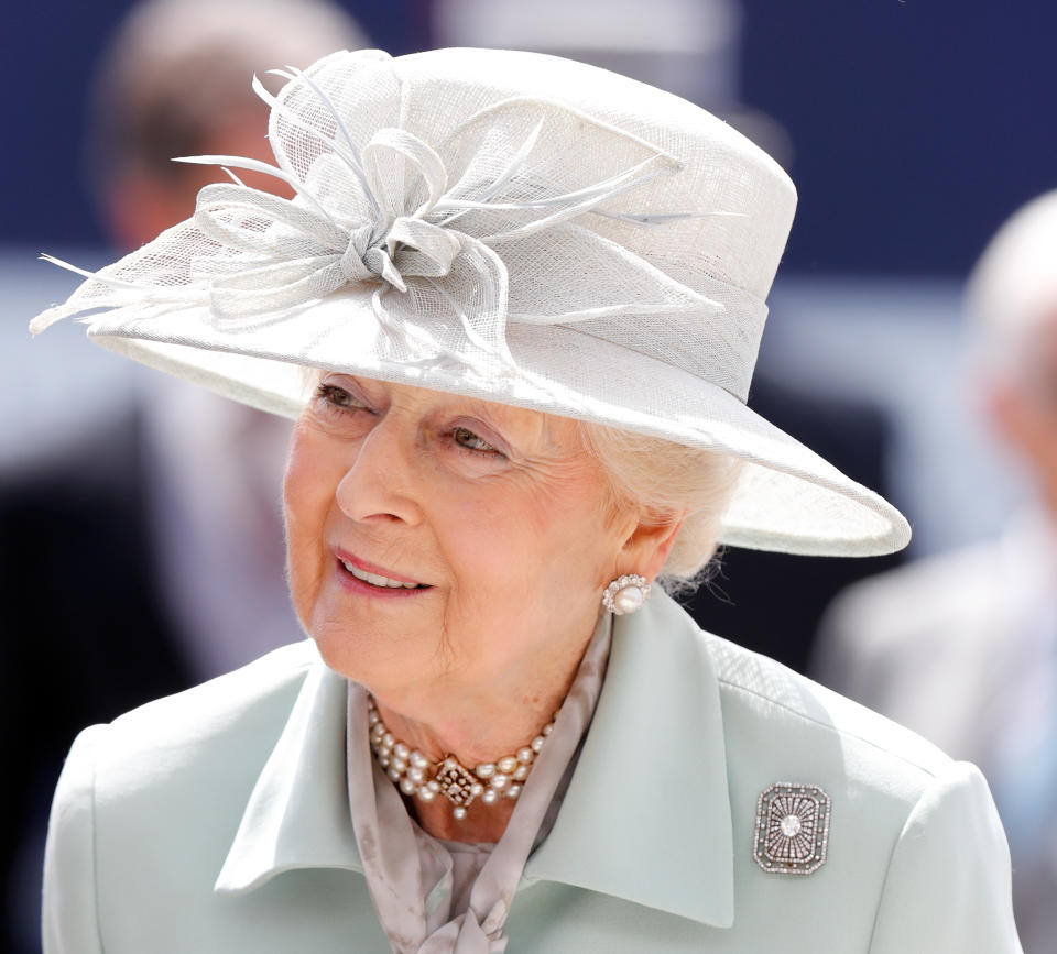 EPSOM, UNITED KINGDOM - JUNE 01: (EMBARGOED FOR PUBLICATION IN UK NEWSPAPERS UNTIL 24 HOURS AFTER CREATE DATE AND TIME) Princess Alexandra attends 'Derby Day' of the Investec Derby Festival at Epsom Racecourse on June 1, 2019 in Epsom, England. (Photo by Max Mumby/Indigo/Getty Images)