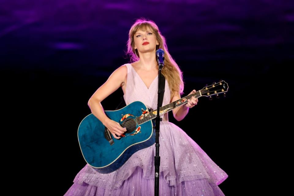 Taylor Swift will kick off the European leg of her Eras Tour in May. Getty Images for TAS Rights Management