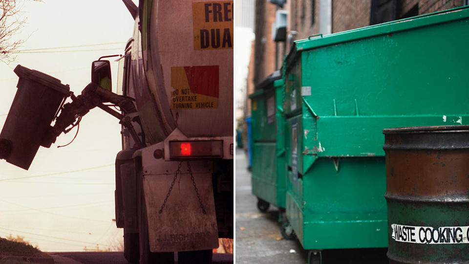 Two young boys got stuck in a rubbish truck, after they hid from shopping centre security. Source: Getty Images