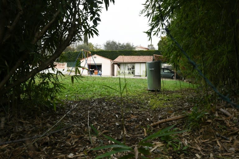 The villa where a 72-year-old man suspected of taking part in the break-in at Kim Kardashian's luxury Paris apartment is pictured, in the village of Plascassier on January 11, 2017