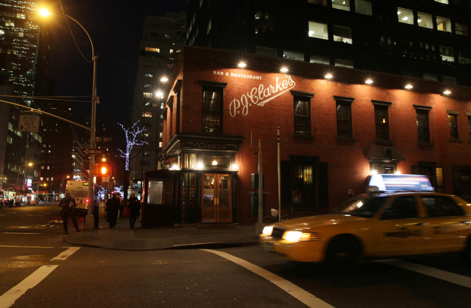 This Thursday, March 8, 2012 photo shows the P.J. Clarke's bar at East 55th Street and Third Avenue in New York. P.J. Clarke’s is one of many bars and restaurants in Manhattan featured on the AMC show “Mad Men,” which returns March 25 after more than a year hiatus. The show is filmed in California but it’s set in New York, with many references to real establishments from the 1960s, some of which still exist. (AP Photo/Tina Fineberg)