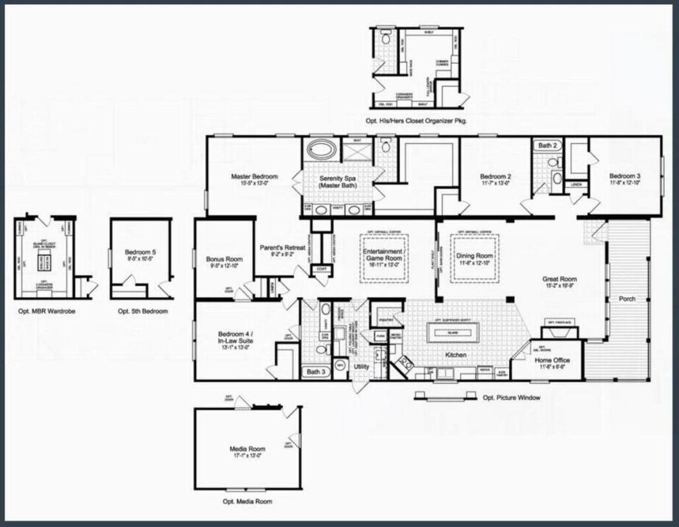 A potential floor plan Tyler Perry’s estate manager presented to the Wright family. Graphic provided by Charise Graves.