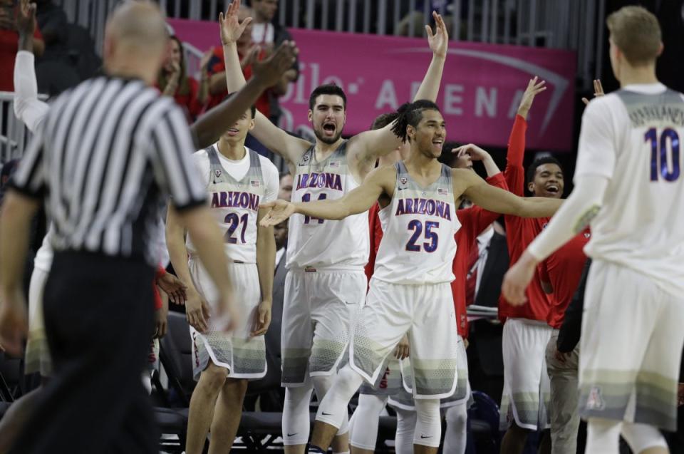 Arizona advanced to the Pac-12 title game with an 86-75 victory over UCLA. (AP)