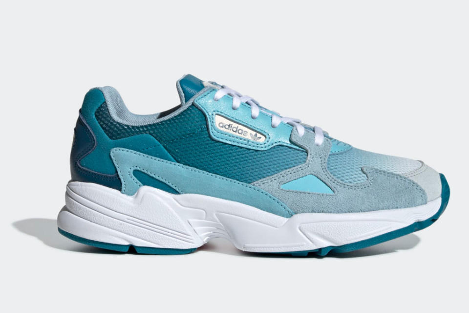 The Adidas Falcon “Blue Tint.” - Credit: Adidas.com