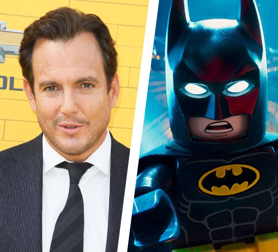 4. Will Arnett (The Lego Movie; The Lego Batman Movie; The Lego Movie 2)