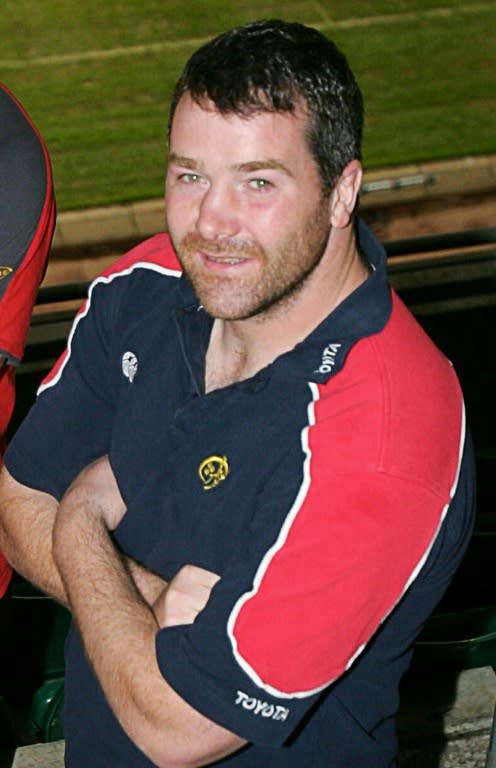 Anthony Foley, then Munster's captain, pictured in Carddiff, Wales, in 2006