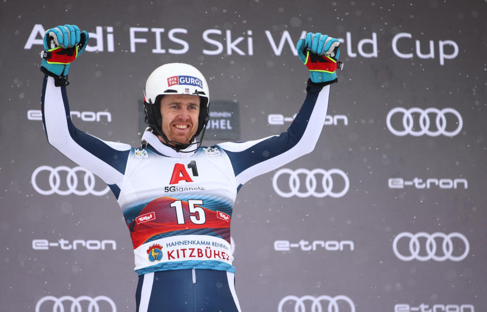 Ryding delivered a stunning performance to be crowned Kitzbuhel's alpine king