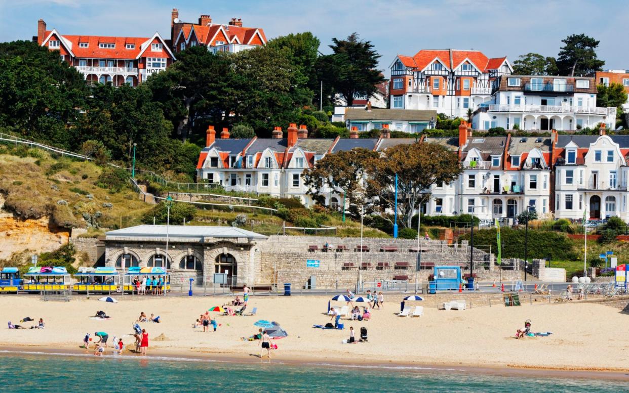 The beach at Boscombe, Bournemouth