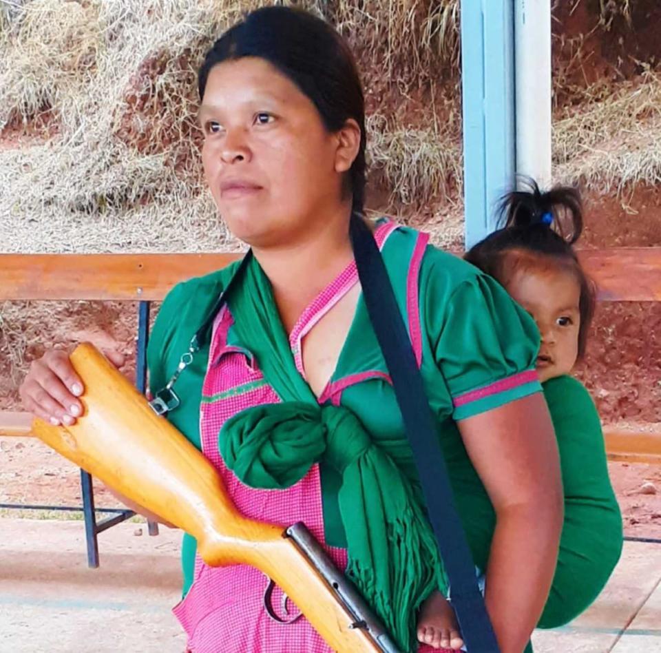 <div class="inline-image__caption"><p>"Adela Virginia Rodríguez, 34, commander of the women's brigade of the community police in Rincón de Chautla."</p></div> <div class="inline-image__credit">Courtesy Elizabeth Muñoz</div>