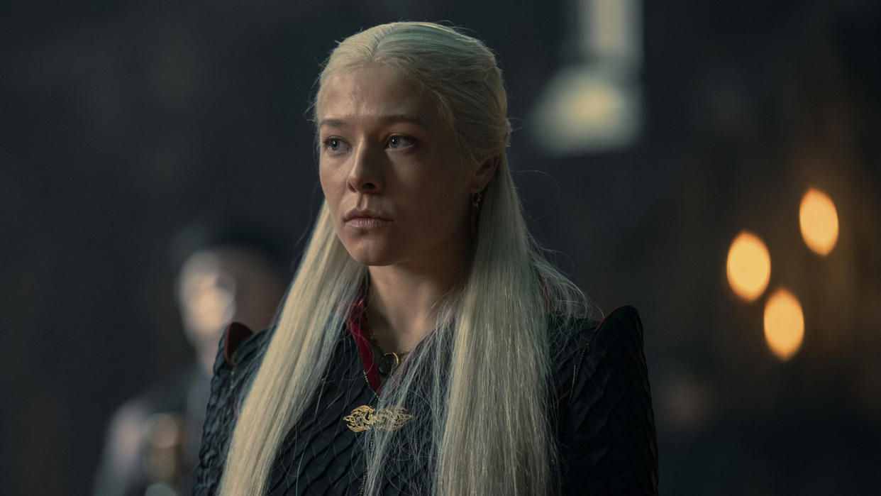  Emma D'Arcy as Rhaenyra Targaryen in House of the Dragon Season 1 finale 