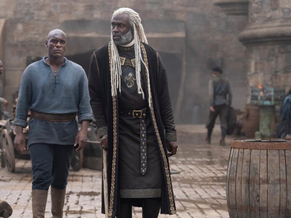 Abubakar Salim and Steve Toussaint in "House of the Dragon."