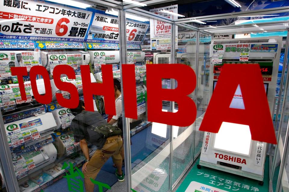 Toshiba is trying to battle back after a series of setbacks   (Shizuo Kambayashi/AP)