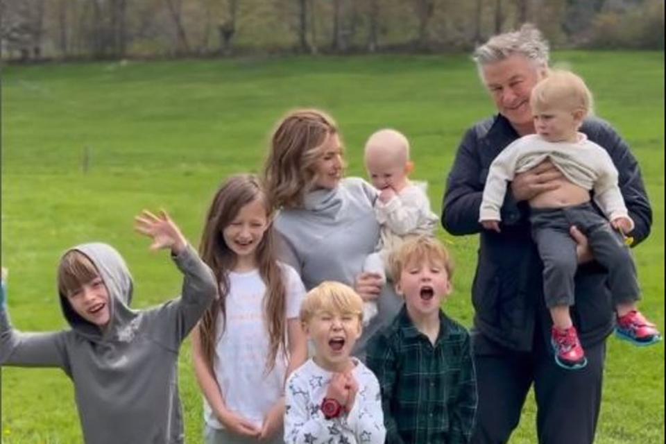 Alec Baldwin and Hilaria Baldwin recently revealed the gender of their seventh child together (Hilaria Baldwin / Instagram)