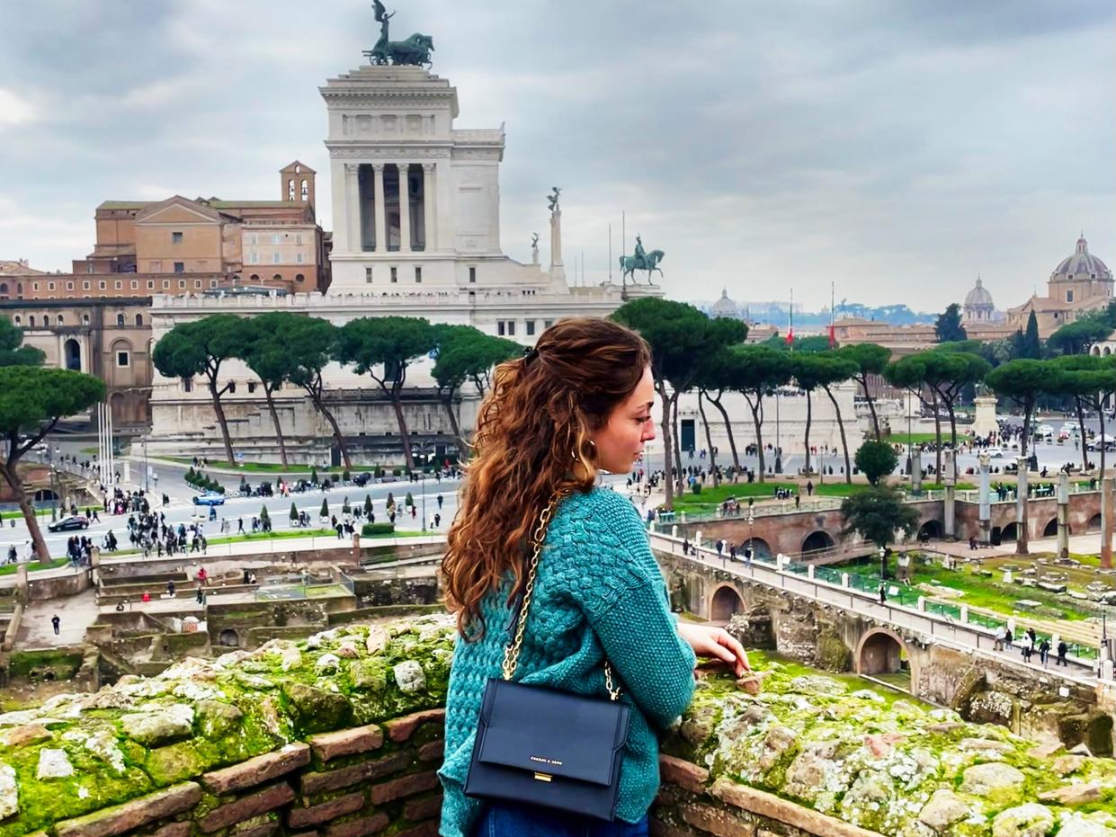 Author Asia London Palomba in Rome