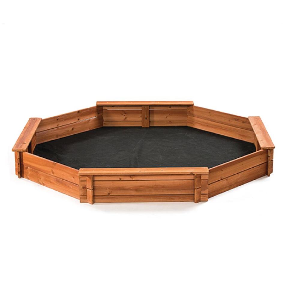 <p><a href="https://www.amazon.com/CREATIVE-CEDAR-DESIGNS-Octagon-Sandbox/dp/B01N17VPOR?tag=syn-yahoo-20&ascsubtag=%5Bartid%7C2089.g.36174155%5Bsrc%7Cyahoo-us" rel="nofollow noopener" target="_blank" data-ylk="slk:Shop Now;elm:context_link;itc:0;sec:content-canvas" class="link ">Shop Now</a></p><p>6.5-Foot Octagon Sandbox With Cover</p><p>amazon.com</p><p>$101.58</p>