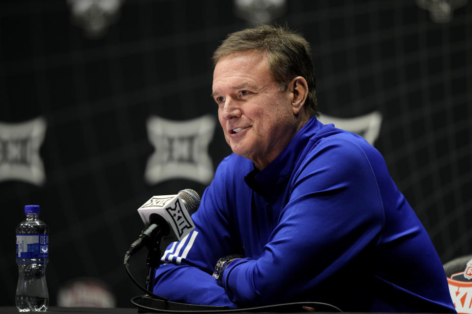 Bill Self Kansas will open the season as the No. 1 team in the country next month