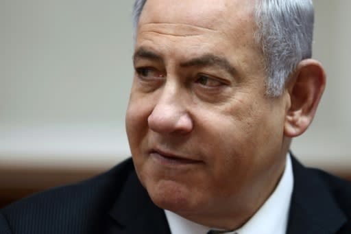 Netanyahu denies the charges and says he is the victim of a politically motivated witch-hunt