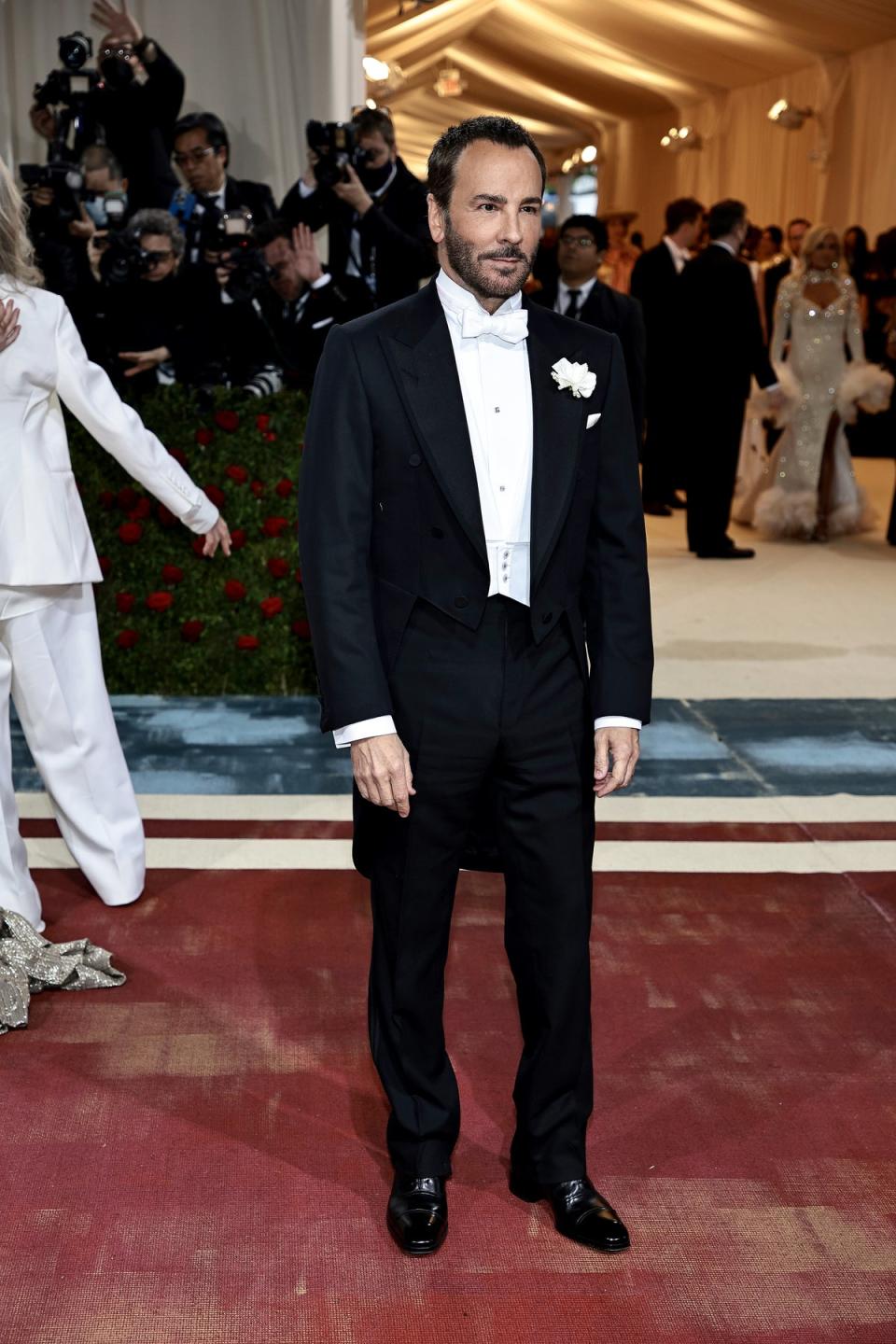 Tom Ford at the 2022 Met Gala (Dimitrios Kambouris/Getty Images for The Met Museum/Vogue)