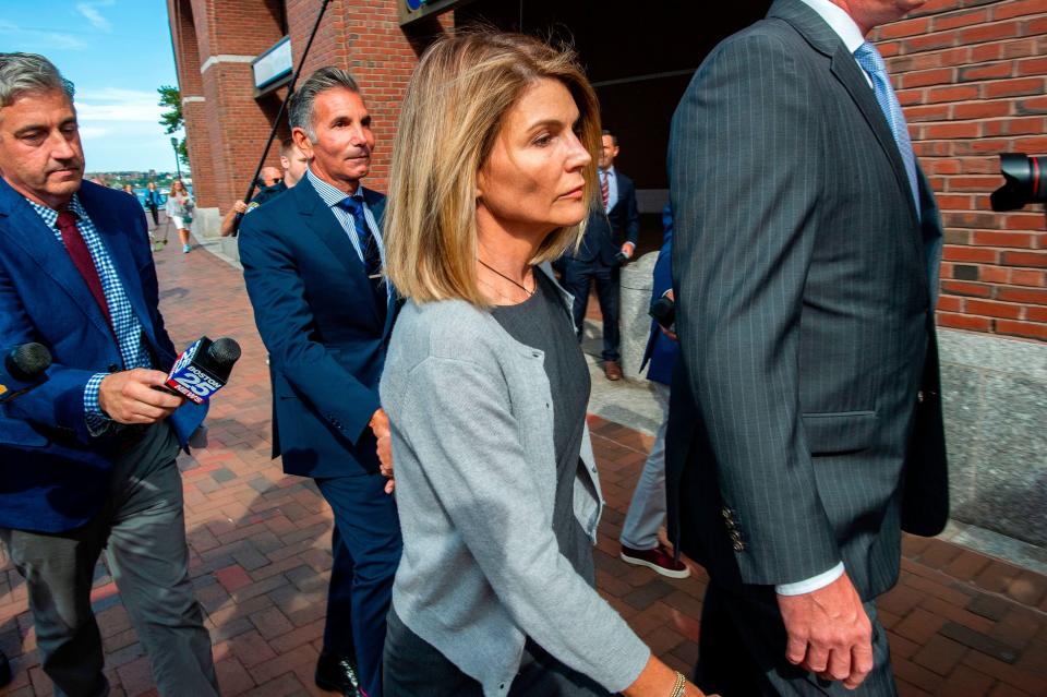 Lori Loughlin in the street