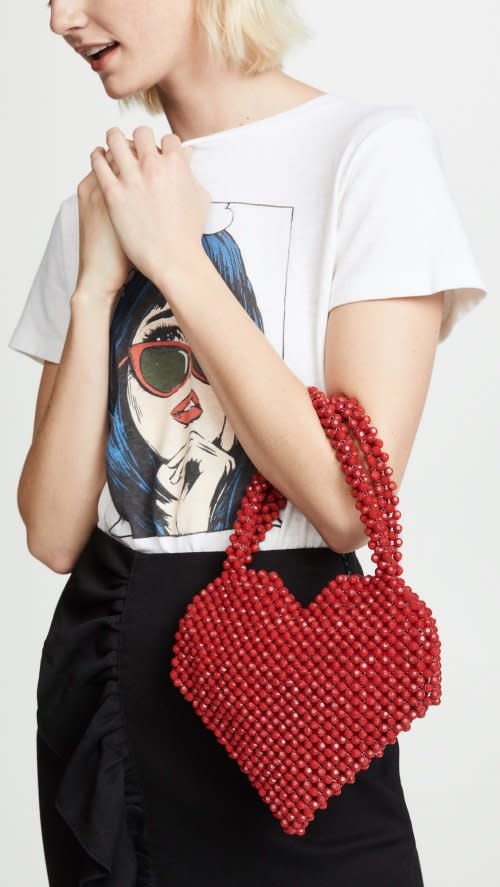 Loeffler Randall - Maria Beaded Heart Bag